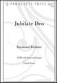 Jubilate Deo SATB choral sheet music cover